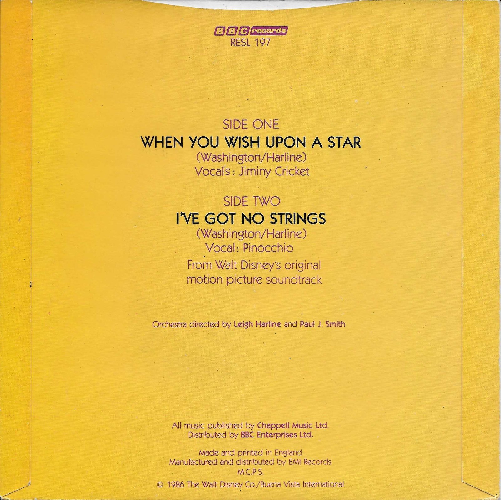 Back cover of RESL 197